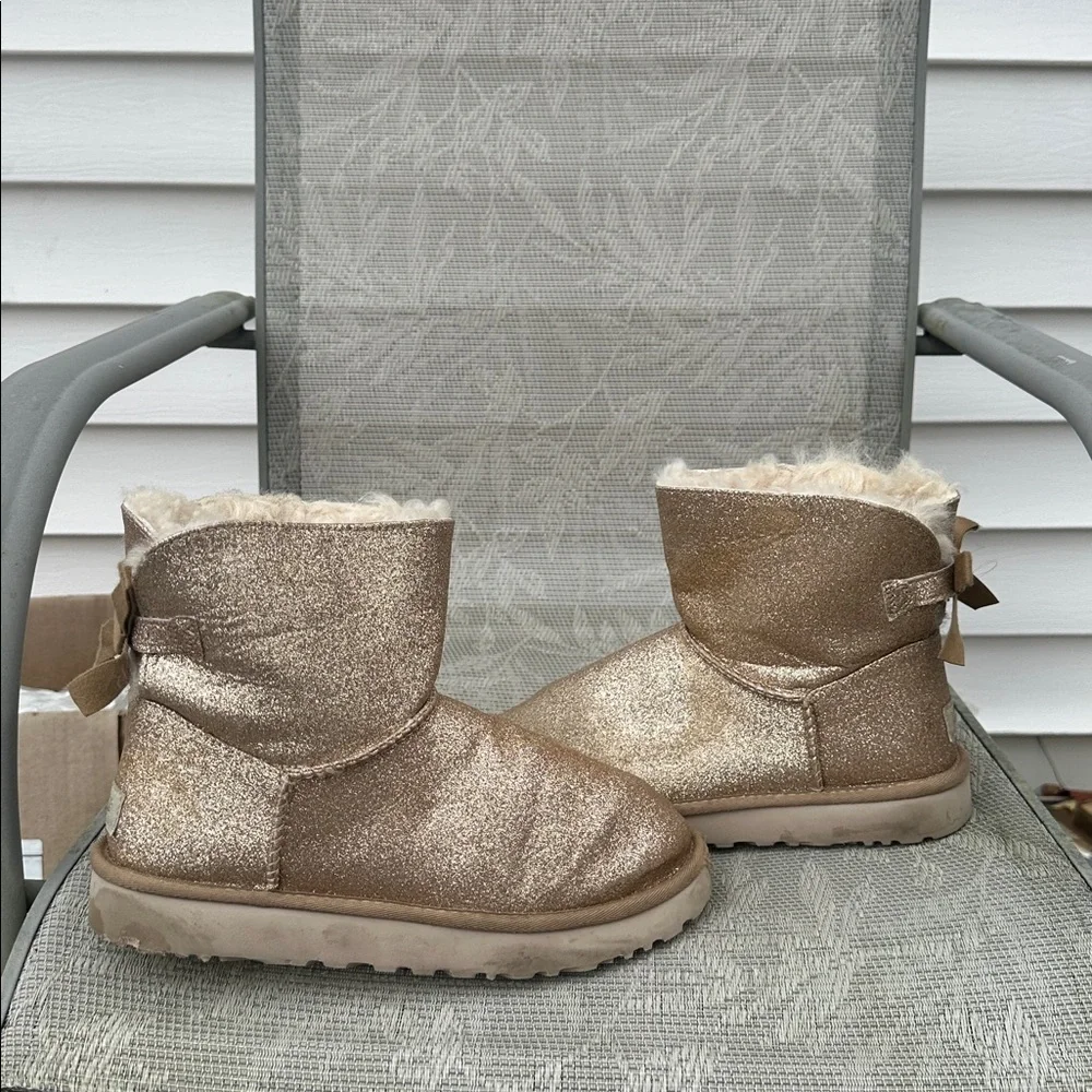 UGG Mini Bailey Bow Sparkle Boot